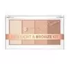 BELL HYPOALLERGENIC HIGHLIGHT&BRONZE KIT НАБІР ХАЙЛАЙТЕРІВ І БРОНЗЕРА 20Г