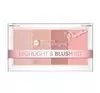 BELL HYPOALLERGENIC HIGHLIGHT&BLUSH KIT НАБІР ХАЙЛАЙТЕРІВ І РУМ'ЯН 20Г