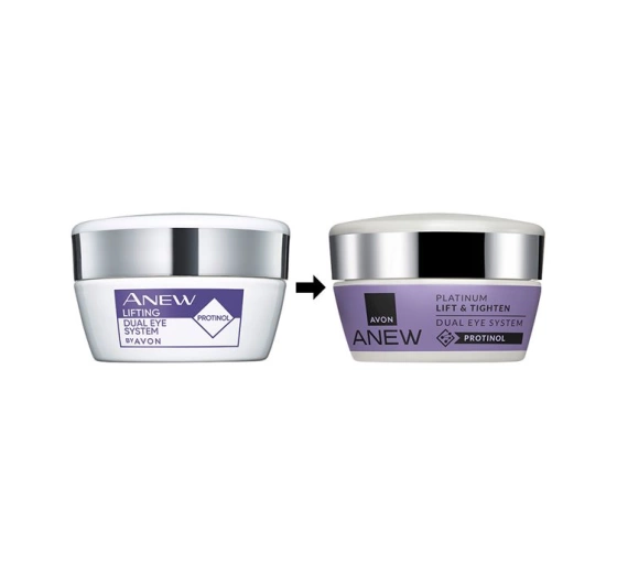 AVON ANEW ДВОЙНОЙ УХОД С ЭФФЕКТОМ ЛИФТИНГА КОЖИ  ВОКРУГ ГЛАЗ   2 X 10 МЛ