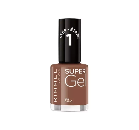 RIMMEL SUPER GEL ГЕЛЕВИЙ ЛАК ДЛЯ НІГТІВ 052 CAMO 12МЛ