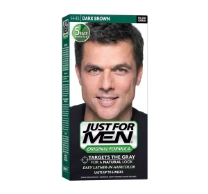 JUST FOR MEN СРЕДСТВО ПРОТИВ СЕДИНЫ ДЛЯ МУЖЧИН H-45 DARK BROWN BLACK