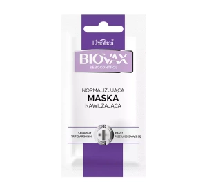BIOVAX SEBOCONTROL НОРМАЛІЗУЮЧА ЗВОЛОЖУЮЧА МАСКА ДЛЯ ВОЛОССЯ 20МЛ
