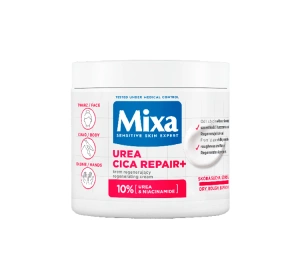 MIXA UREA CICA REPAIR+ МНОГОФУНКЦИОНАЛЬНЫЙ ВОССТАНОВИТЕЛЬНЫЙ КРЕМ ДЛЯ ТЕЛА, ЛИЦА И РУК 400МЛ