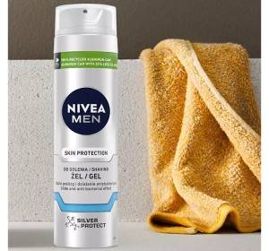 NIVEA MEN SKIN PROTECTION ГЕЛЬ ДЛЯ БРИТЬЯ 200МЛ