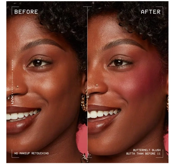 NYX PROFESSIONAL MAKEUP BUTTERMELT КОМПАКТНЫЕ РУМЯНА ДЛЯ ЩЕК 11 BUTTA THAN BEFORE 5Г 