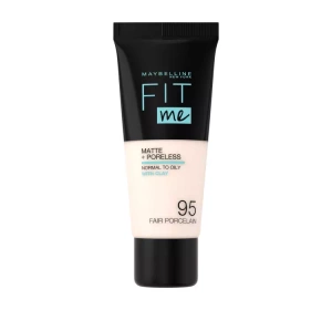 MAYBELLINE FIT ME МАТУЮЧИЙ ТОНАЛЬНИЙ ЗАСІБ 95 FAIR PORCELAIN