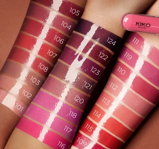  KIKO Milano Unlimited Double Touch двоетапна рідка помада 113 Satin Coral 2x3мл