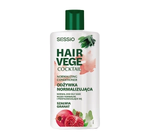 Sessio Hair Vege Cocktail нормалізуючий кондиціонер для волосся з шавлією та гранатом 300 г