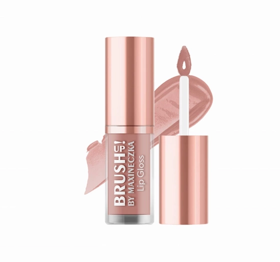 Brush Up блиск для губ з криючою формулою та кремовим блиском 08 Cool Nude 3,8г
