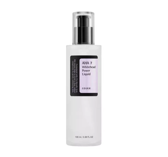 COSRX AHA 7 WHITEHEAD POWER LIQUID ЗАСІБ ДЛЯ ВІДЛУЩУВАННЯ З НАТУРАЛЬНОЮ КИСЛОТОЮ AHA 100МЛ