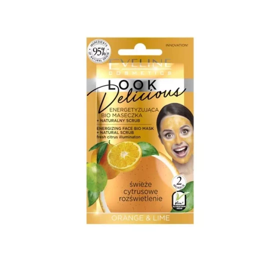 Нажмите на картинку, чтобы ее увеличить EVELINE LOOK DELICIOUS ТОНИЗИРУЮЩАЯ БИО-МАСКА С НАТУРАЛЬНЫМ ПИЛИНГОМ 10МЛ