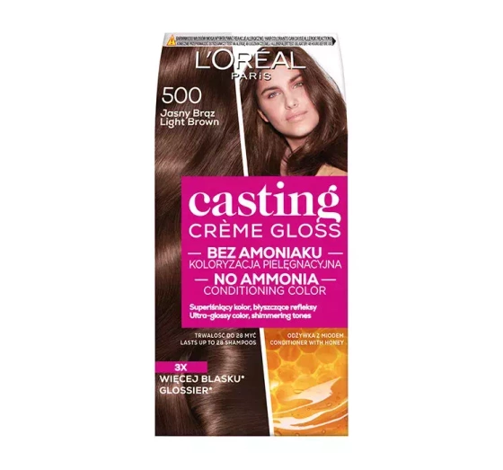 LOREAL CASTING CREME GLOSS  ФАРБА 500 СВІТЛО-КОРИЧНЕВИЙ