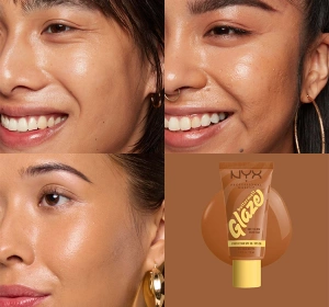 NYX Professional Makeup Buttermelt Glaze тональный крем SPF30 05 Chai Butta 30 мл