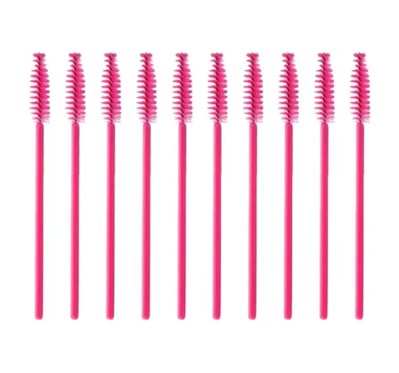 LASH BROW ЩЕТОЧКА ДЛЯ РЕСНИЦ И БРОВЕЙ В ФОРМЕ СПИРАЛИ РОЗОВАЯ 10 ШТ