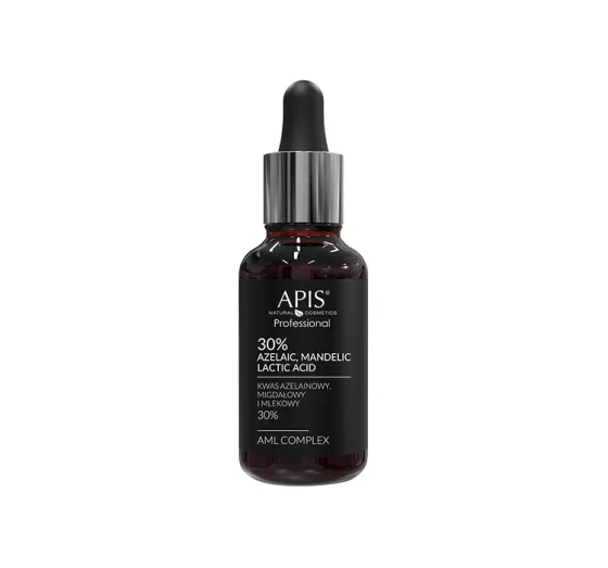 APIS PROFESSIONAL AML COMPLEX КОМПЛЕКС КИСЛОТ 30% АЗЕЛАИНОВАЯ МИНДАЛЬНАЯ МОЛОЧНАЯ 30МЛ