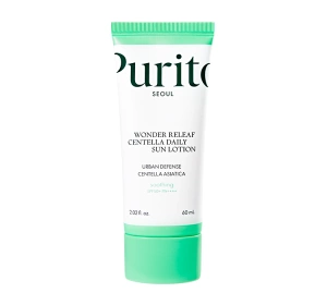 Purito Wonder Releaf Centella легкий сонцезахисний крем для обличчя SPF 50+ 60 мл