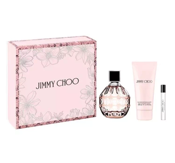 JIMMY CHOO  НАБОР ПАРФЮМОВАННАЯ ВОДА  100 МЛ + 7,5 МЛ + БАЛЬЗАМ