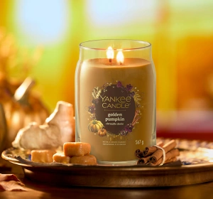 Yankee Candle Signature ароматическая свеча Golden Pumpkin 567 г