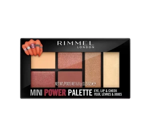 RIMMEL MINI POWER МНОГОФУНКЦИОНАЛЬНАЯ ПАЛЕТКА ДЛЯ ГЛАЗ, ГУБ И ЩЕК 006 FIERCE 6,8Г