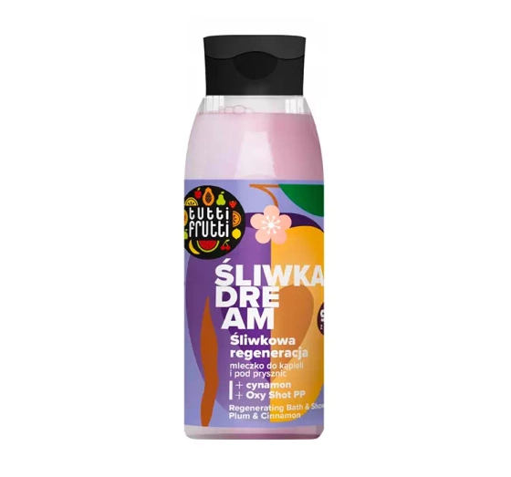 FARMONA TUTTI FRUTTI МОЛОЧКО ДЛЯ ВАННИ ТА ДУШУ DREAM PLUM 400МЛ
