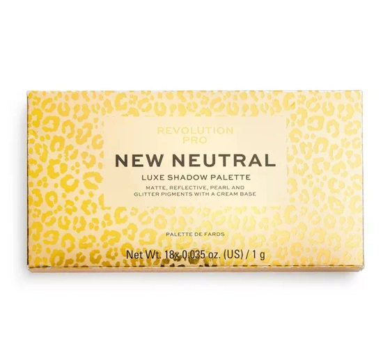 REVOLUTION PRO NEW NEUTRAL ПАЛЕТКА ТЕНЕЙ ДЛЯ ВЕК 18Г