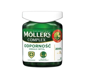 Möller’s Complex Імунітет харчова добавка з омега-3 та вітаміном D3 60 капсул