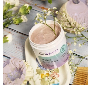 BIOLAVEN ORGANIC ЗВОЛОЖУЮЧО-РОЗГЛАДЖУЮЧА МАСКА ДЛЯ ВОЛОССЯ 250МЛ