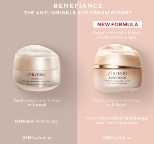 SHISEIDO BENEFIANCE WRINKLE SMOOTHING EYE CREAM КРЕМ ПОД ГЛАЗА 15МЛ