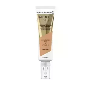 MAX FACTOR MIRACLE PURE ТОНАЛЬНИЙ ЗАСІБ ДЛЯ ПОКРАЩЕННЯ СТАНУ ШКІРИ 75 GOLDEN  30МЛ