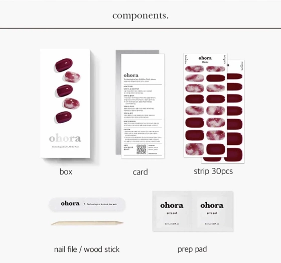 Натисніть на картинку, щоб її збільшити OHORA ГЕЛЕВІ НАКЛЕЙКИ ДЛЯ НІГТІВ MULBERRY