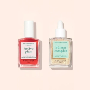 Manucurist Healthy Glow Duo — набор для ухода за ногтями, 2 x 15 мл
