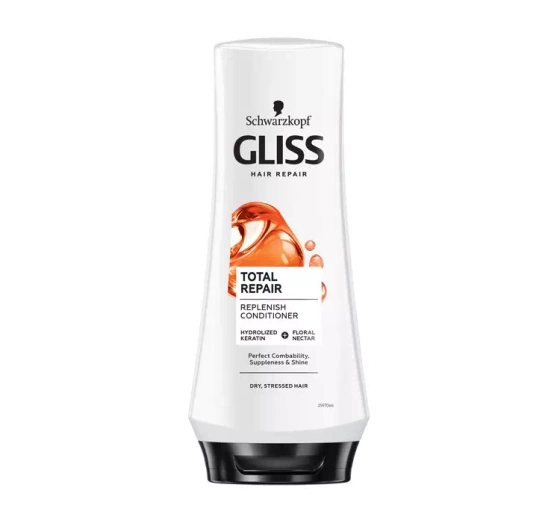 GLISS TOTAL REPAIR REPLENISH CONDITIONER КОНДИЦИОНЕР ДЛЯ ПОВРЕЖДЕННЫХ И СУХИХ ВОЛОС 200МЛ