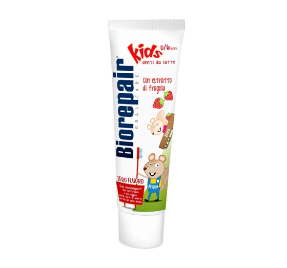 Biorepair Kids зубная паста для детей 0-6 лет Клубника 50мл