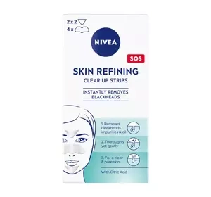 NIVEA SKIN REFINING ОЧИЩАЮЧІ ПЛАСТИРІ ПРОТИ ВУГРІВ 6 ШТ