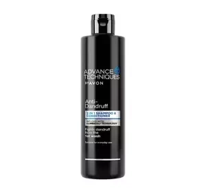 AVON ADVANCE TECHNIQUES ANTI-DANDRUFF ШАМПУНЬ С КОНДИЦИОНЕРОМ ПРОТИВ ПЕРХОТИ 2В1 400МЛ
