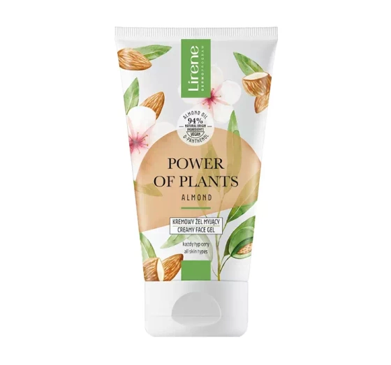 LIRENE POWER OF PLANTS ALMOND ОЧИЩАЮЩИЙ ГЕЛЬ ДЛЯ ЛИЦА 150МЛ