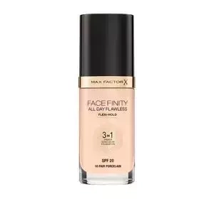 MAX FACTOR FACEFINITY ALL DAY FLAWLESS ТОНАЛЬНОЕ СРЕДСТВО 3В1 10 FAIR PORCELAIN 30МЛ