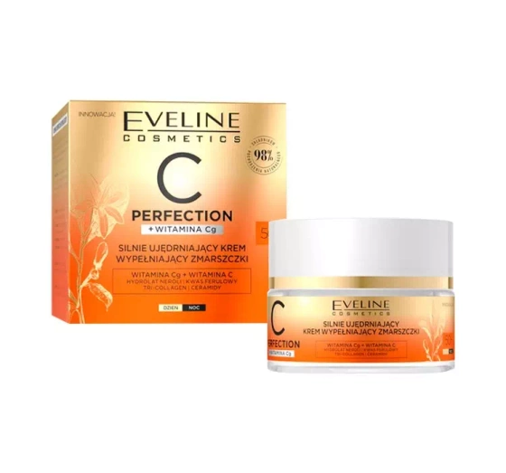 EVELINE C-PERFECTION СИЛЬНО ЗМІЦНЮВАЛЬНИЙ КРЕМ ДЛЯ ЗАПОВНЕННЯ ЗМОРШОК 50+ 50МЛ