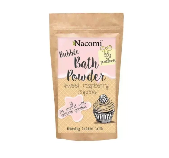 NACOMI BUBBLE ПОРОШОК ДЛЯ ВАННИ МАЛИНОВИЙ КЕКС
