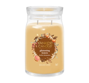 Yankee Candle Signature ароматична свічка Glistening Leaves 567 г