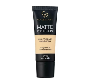 GOLDEN ROSE MATTE PERFECTION КРИЮЧИЙ ТОНАЛЬНИЙ КРЕМ SPF15 W1 35МЛ