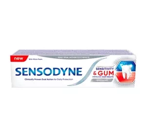 SENSODYNE ГИПЕРЧУВСТВИТЕЛЬНОСТЬ & ДЕСНЫ WHITENING ЗУБНАЯ ПАСТА 75МЛ