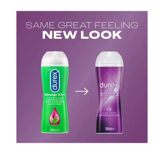 DUREX 2в1 ИНТИМНЫЙ ГЕЛЬ ДЛЯ МАССАЖА ALOE VERA 200МЛ