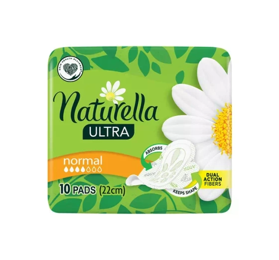 NATURELLA ULTRA NORMAL 22 СМ ГИГИЕНИЧЕСКИЕ ПРОКЛАДКИ С КРЫЛЬЦАМИ 10 ШТ