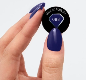 SEMILAC ГІБРИДНИЙ ЛАК УФ HYBRID BLUE INK 088