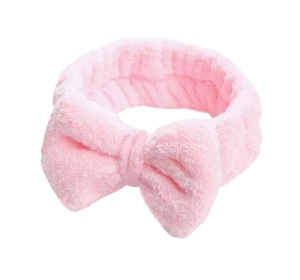 eCarla косметична пов'язка з бантиком Рожевий