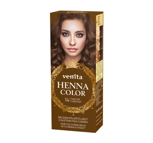VENITA HENNA COLOR ТОНИРУЮЩИЙ БАЛЬЗАМ С ЭКСТРАКТОМ ХНИ 14 CHESTNUT 75МЛ
