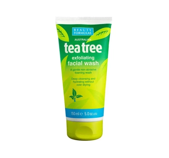 BEAUTY FORMULAS TEA TREE ЗЛУЩУВАЛЬНИЙ ГЕЛЬ ДЛЯ МИТТЯ ОБЛИЧЧЯ 150 МЛ