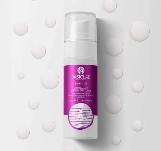 BasicLab Esteticus стимулирующая пептидная сыворотка 15% пептидный комплекс 30 мл
