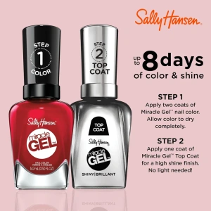 Sally Hansen Miracle Gel лак для нігтів 680 Rhapsody Red 14,7 мл